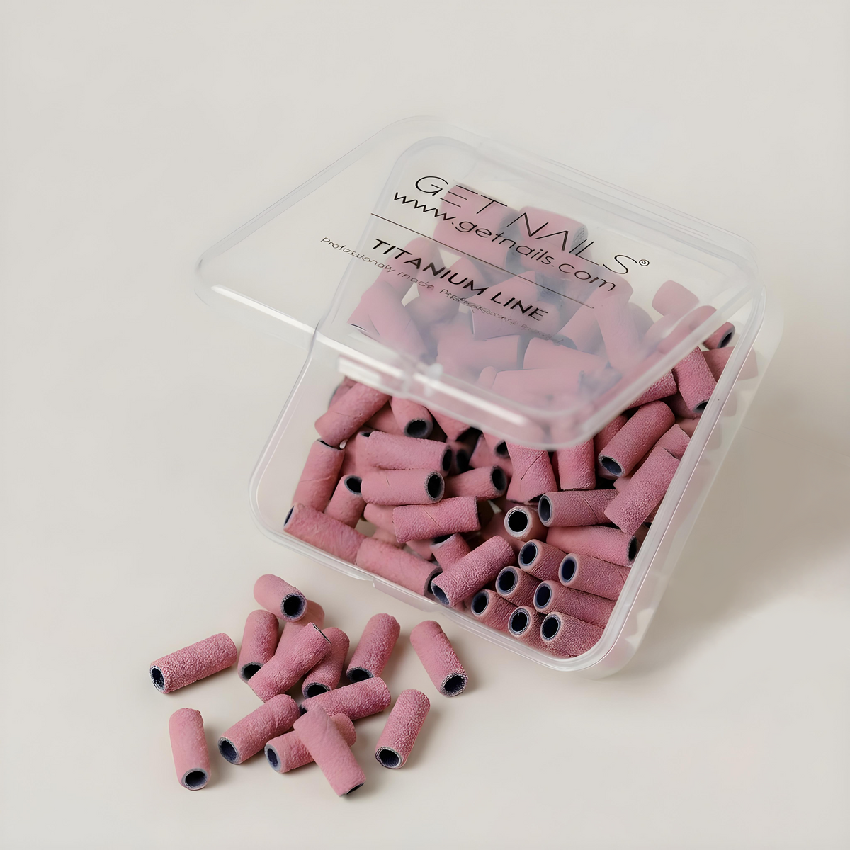 Bande abrasive Titanium Slim longue durée rose n° 240, 100 pcs. | Rouleaux abrasifs