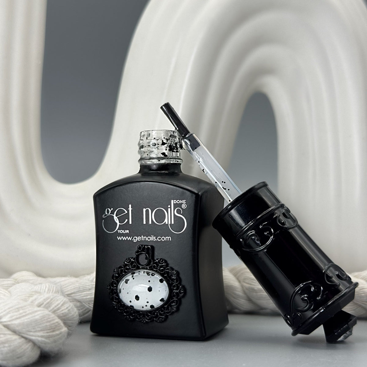 Top Gloss Gel Paiete Black