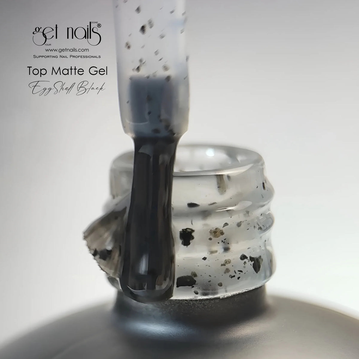 Top Matte Gel EggShell Black