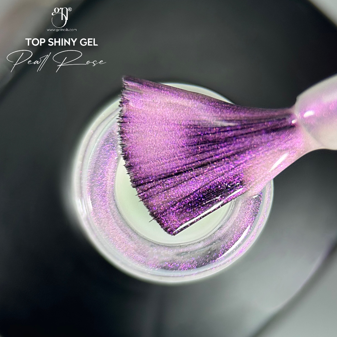 Top Coat Gel Pearl Rose
