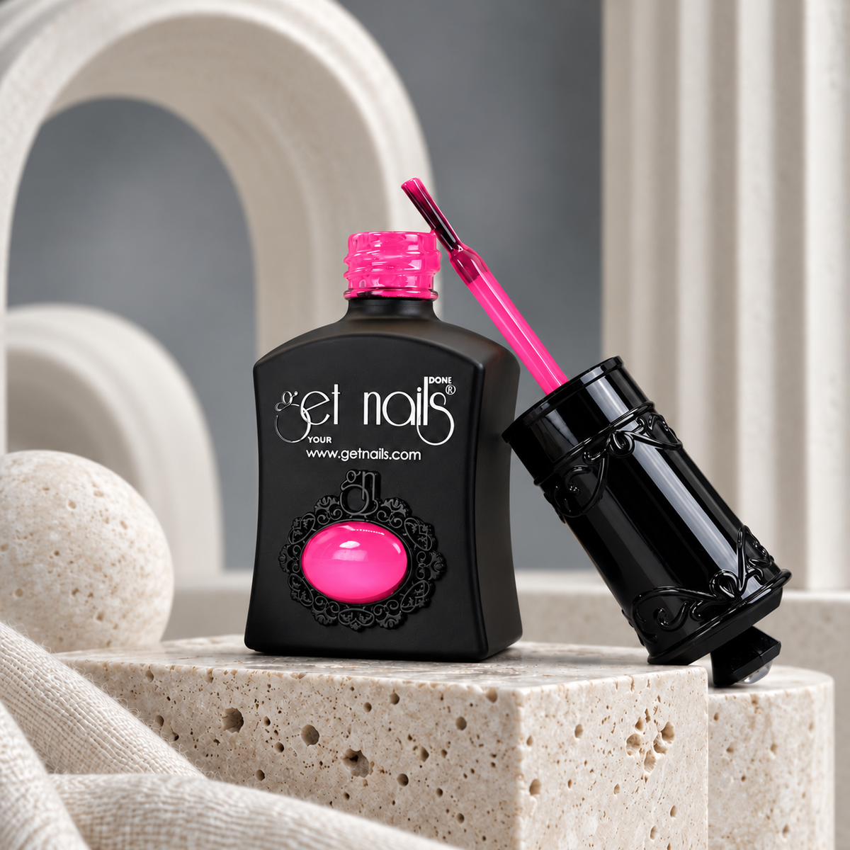 Top Gel Glass Neon Pink