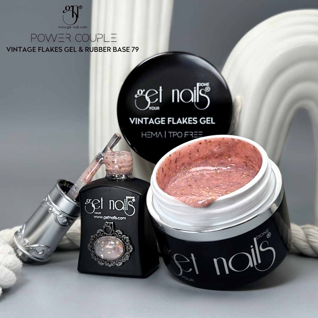Vintage Flakes Gel | Gel Constructie Autonivelant HEMA Free