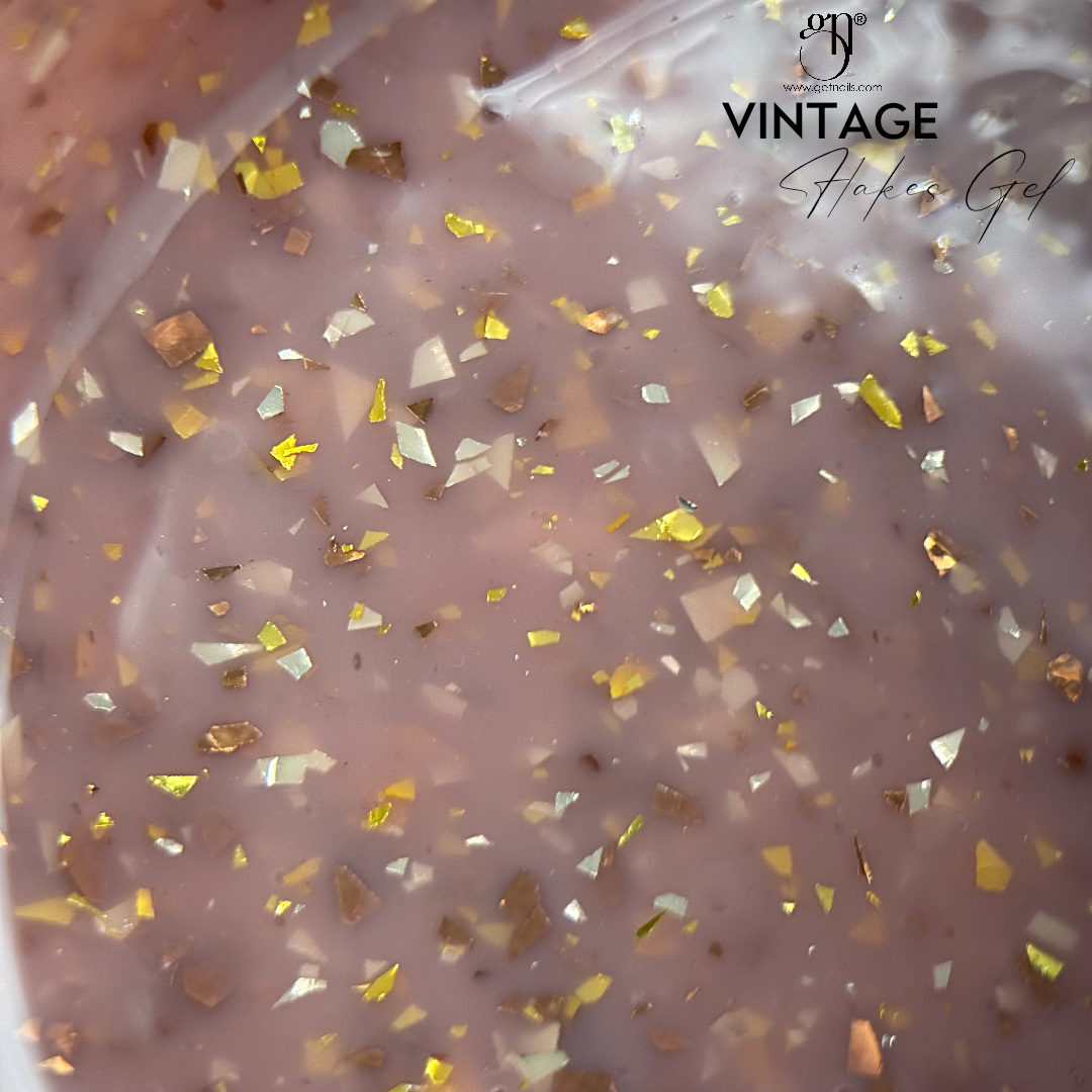 Vintage Flakes Gel | Gel Constructie Autonivelant HEMA Free