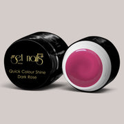 Quick Colour Shine Dark Rose | Gel Colorat UV/LED