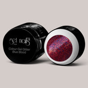 Colour Gel Glitter Blue Blood | Gel Colorat UV/LED