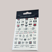 Sticker Art Tattoo 24 GN Love