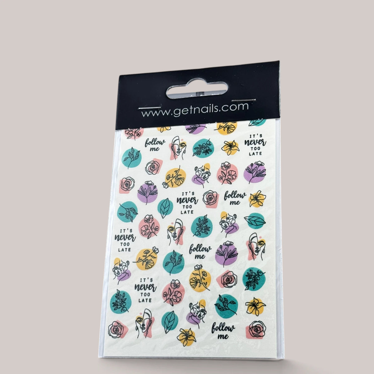 Sticker Art Tattoo 36 GN Floral Faces
