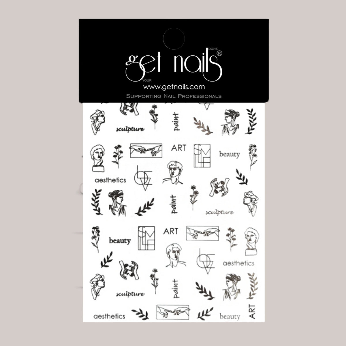 Sticker Art Tattoo 49 GN Silver Minimalism