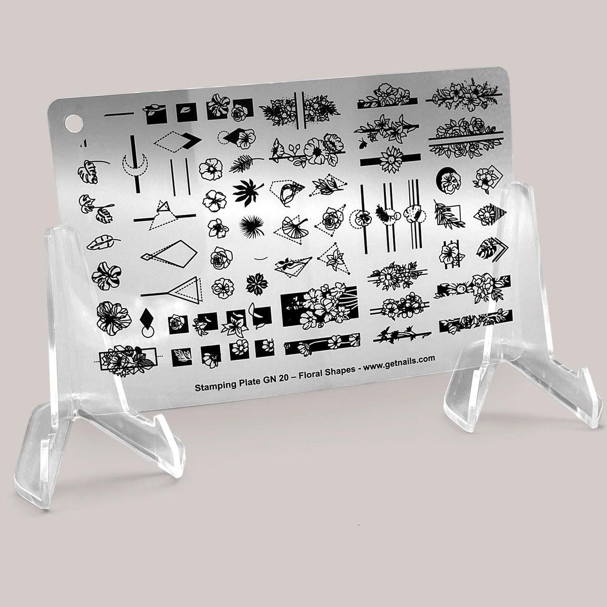 Stamping Preview GN 20 - Floral Shapes