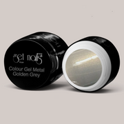 Colour Gel Metal Golden Grey | Gel Colorat UV/LED
