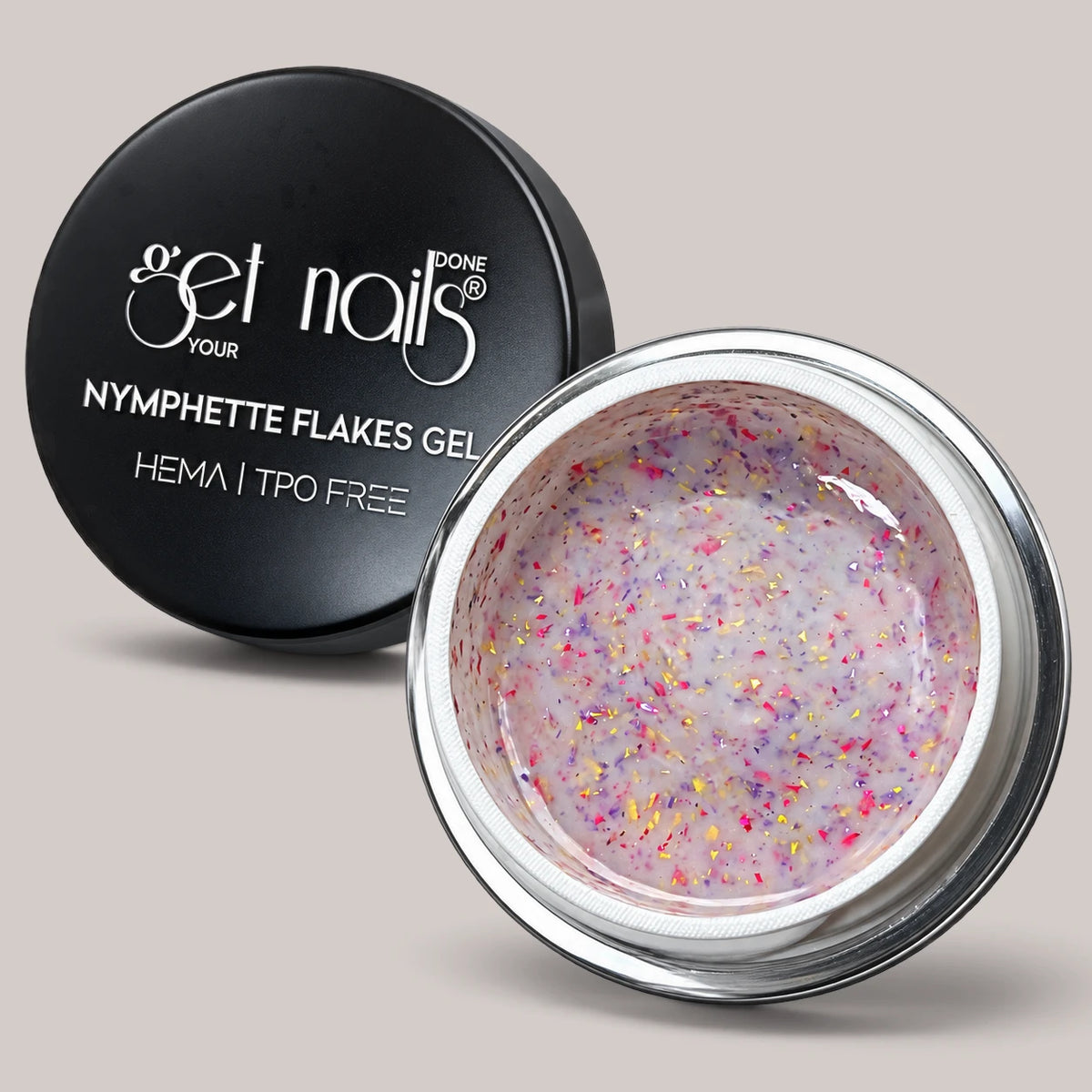 Nymphette Flakes Gel | Gel Constructie Autonivelant HEMA Free