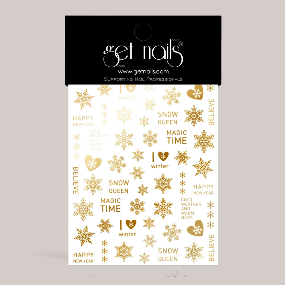 Sticker Art Tattoo 62 Magic Winter Gold GN