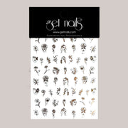 Sticker Art Tattoo 42 GN Gold Faces