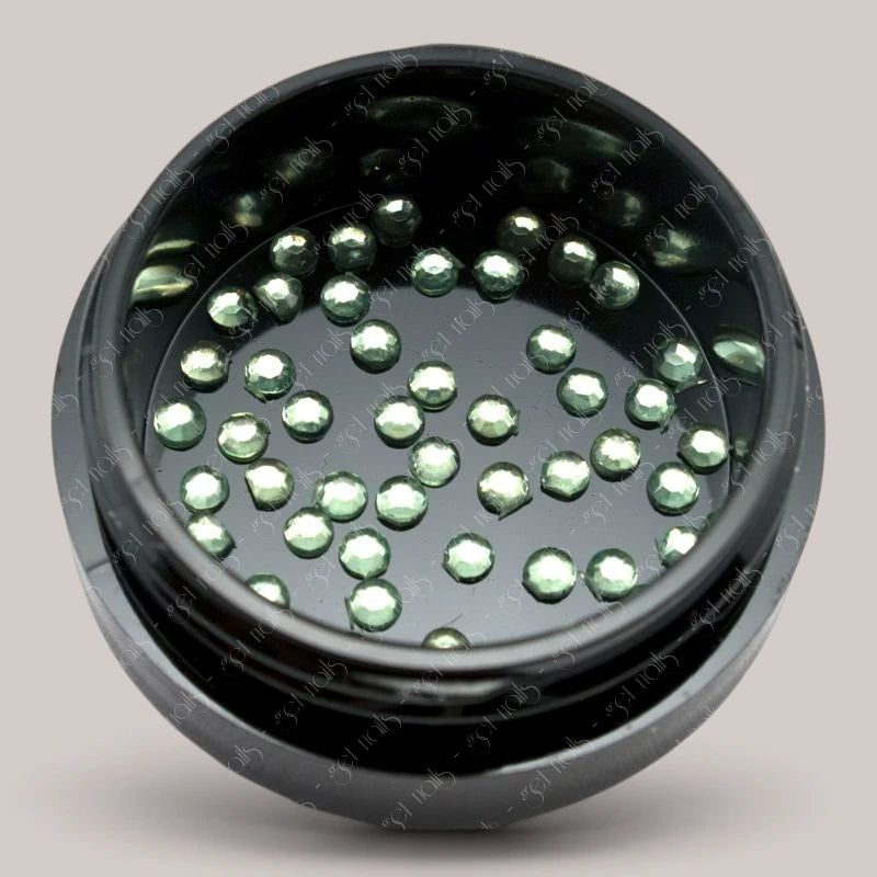 Strasuri Rotund 2mm - Light Green, 50 buc.