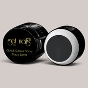 Quick Colour Shine Black Sand | Gel Colorat UV/LED