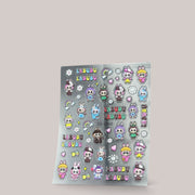 Sticker Nail Art 3D 57 LABUBU Vibe