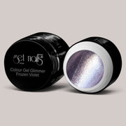 Colour Gel Glimmer Frozen Violet | Gel Colorat UV/LED