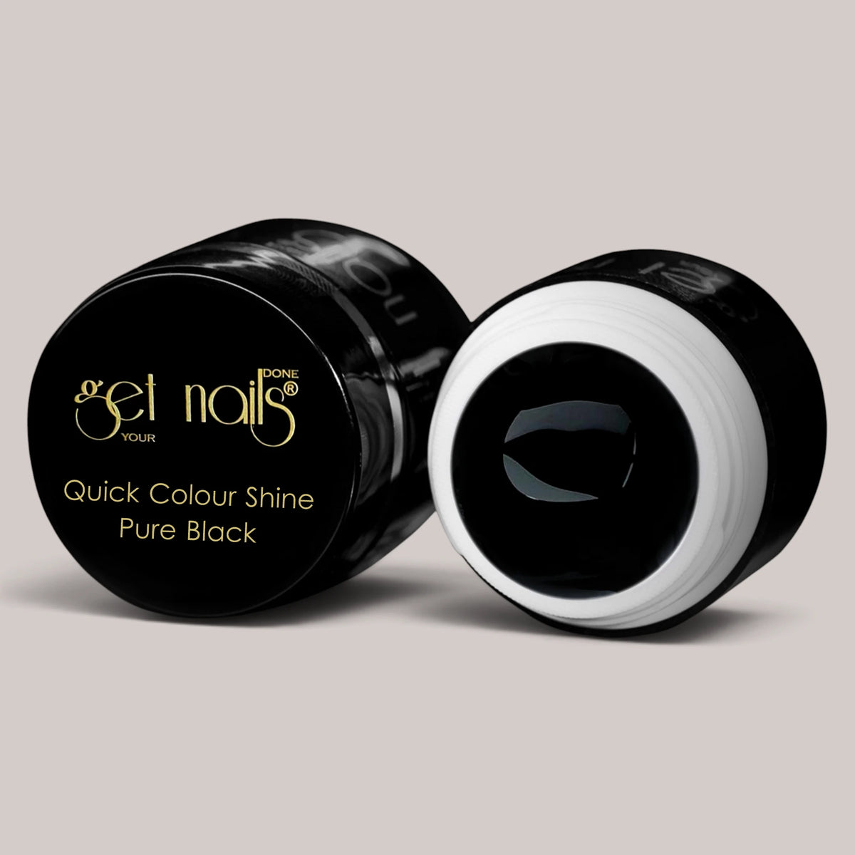 Quick Colour Shine Pure Black | Gel Colorat UV/LED