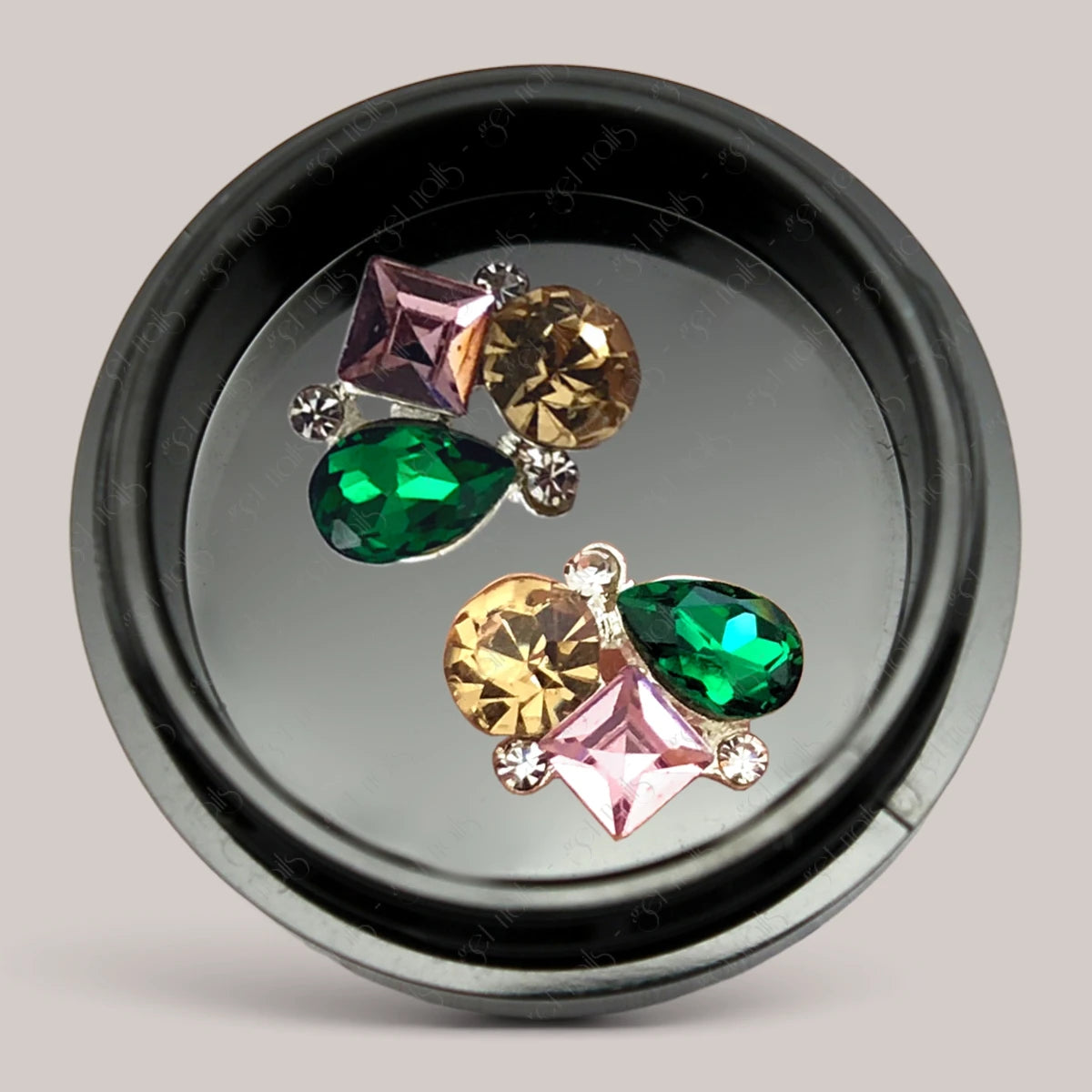 Nail Bijoux Emerald Princess, 2 buc. GN
