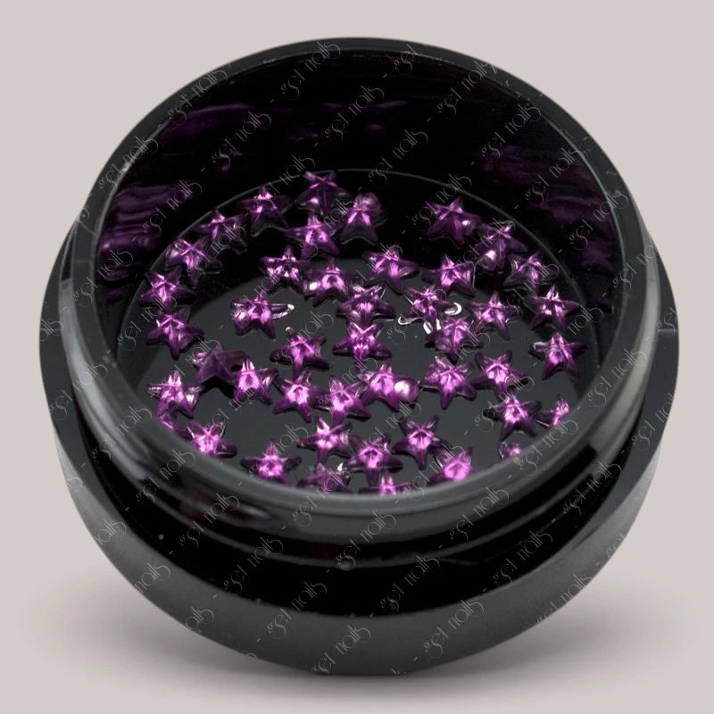Strasuri Stelute 3mm - Lilac, 50 buc.