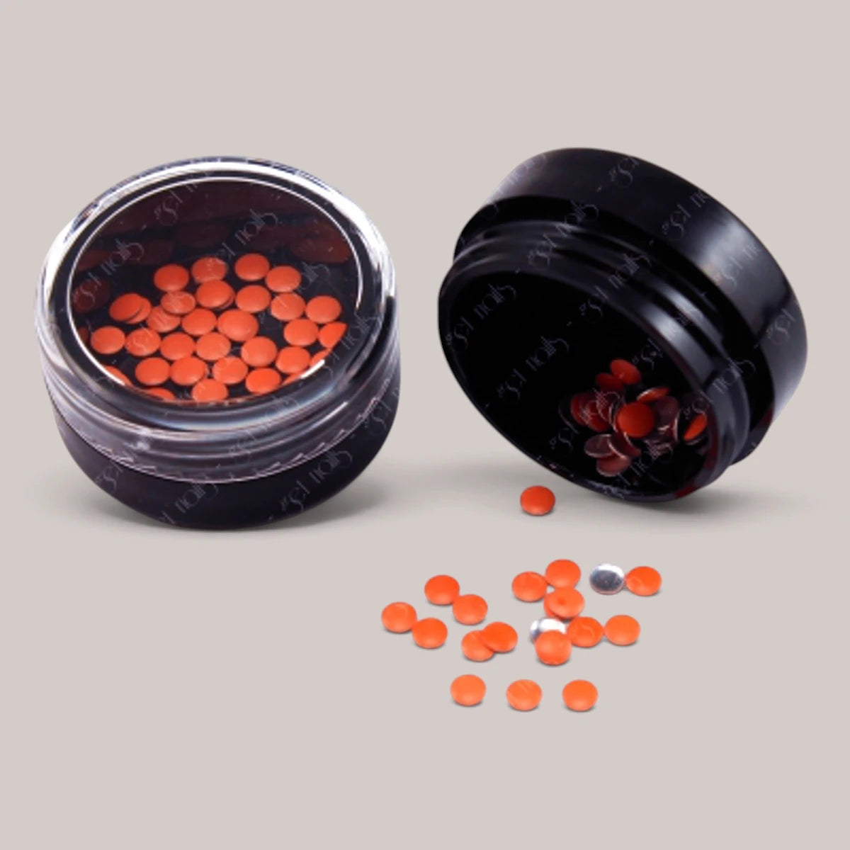 Tinte Round Neon Orange, 50 buc.