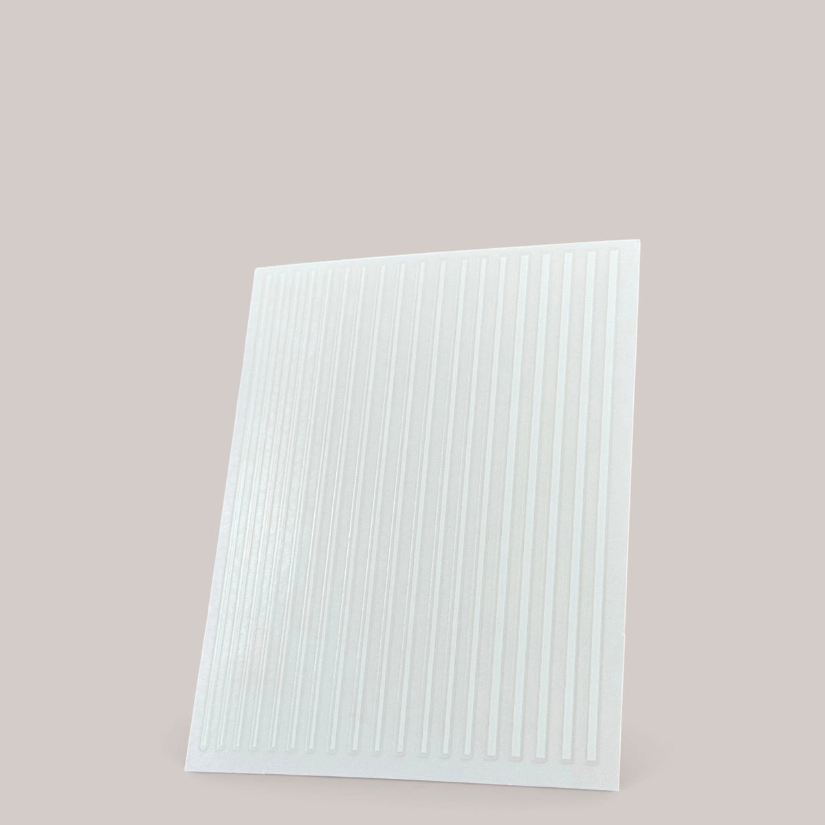 Sticker 3D Stripes White GN