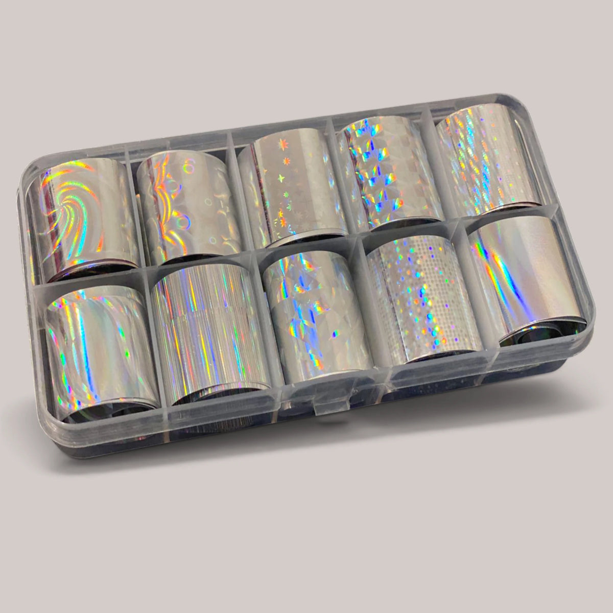 Transfer Foil Set 4 GN Silver Holo