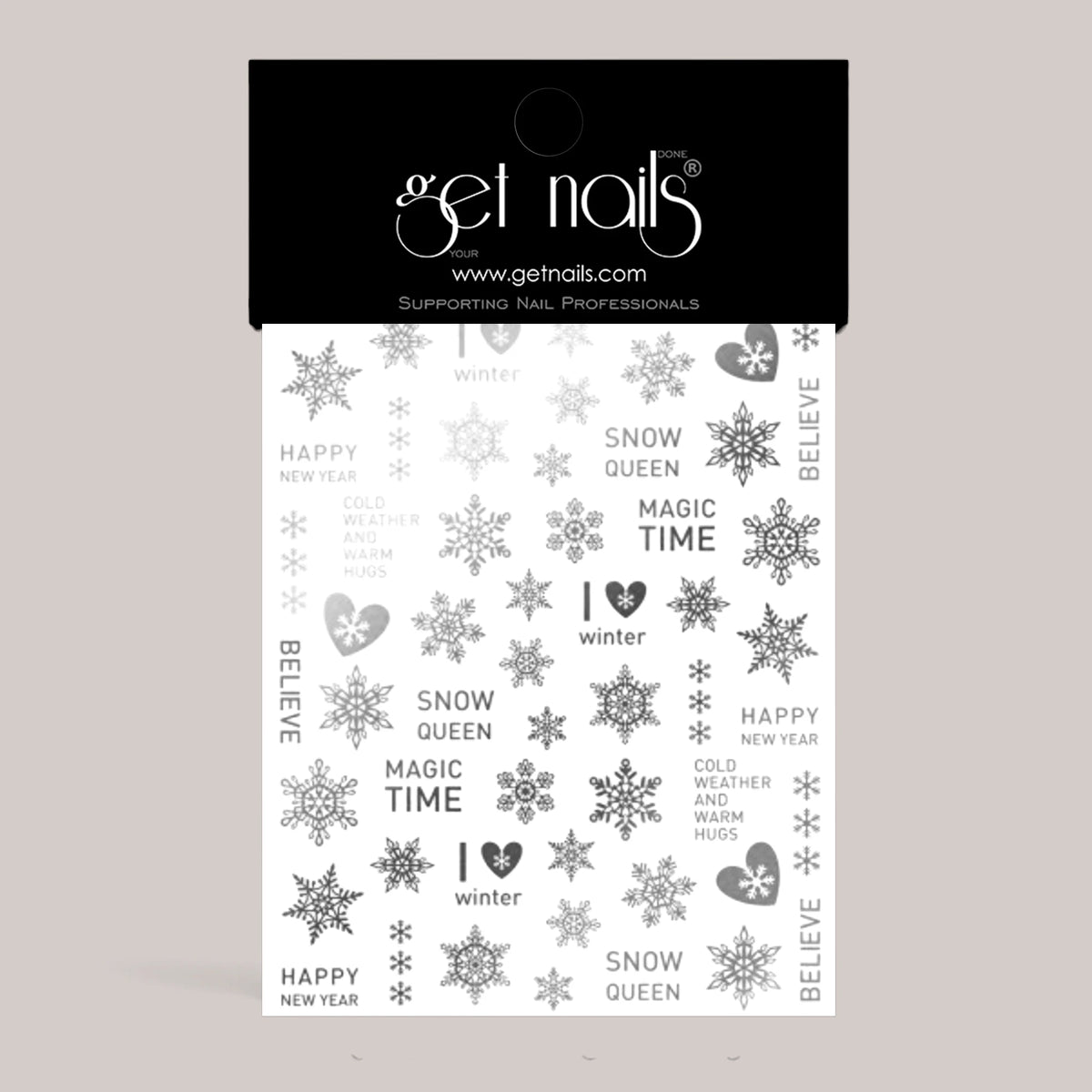 Sticker Art Tattoo 63 Magic Winter Silver GN