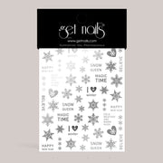 Sticker Art Tattoo 63 Magic Winter Silver GN